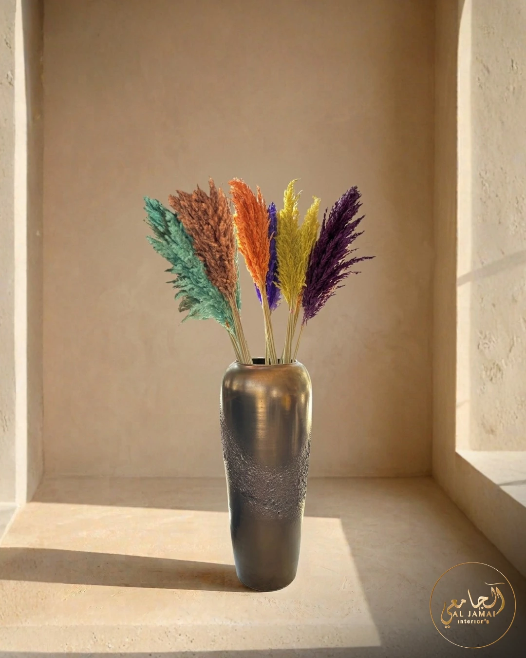 Vase noir mat