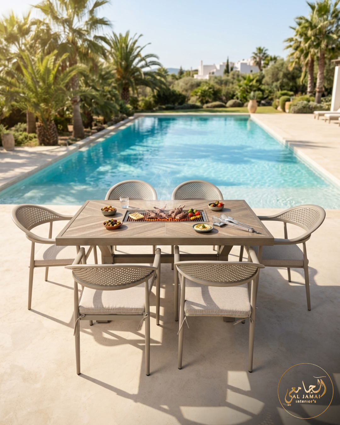 Ensemble repas de jardin