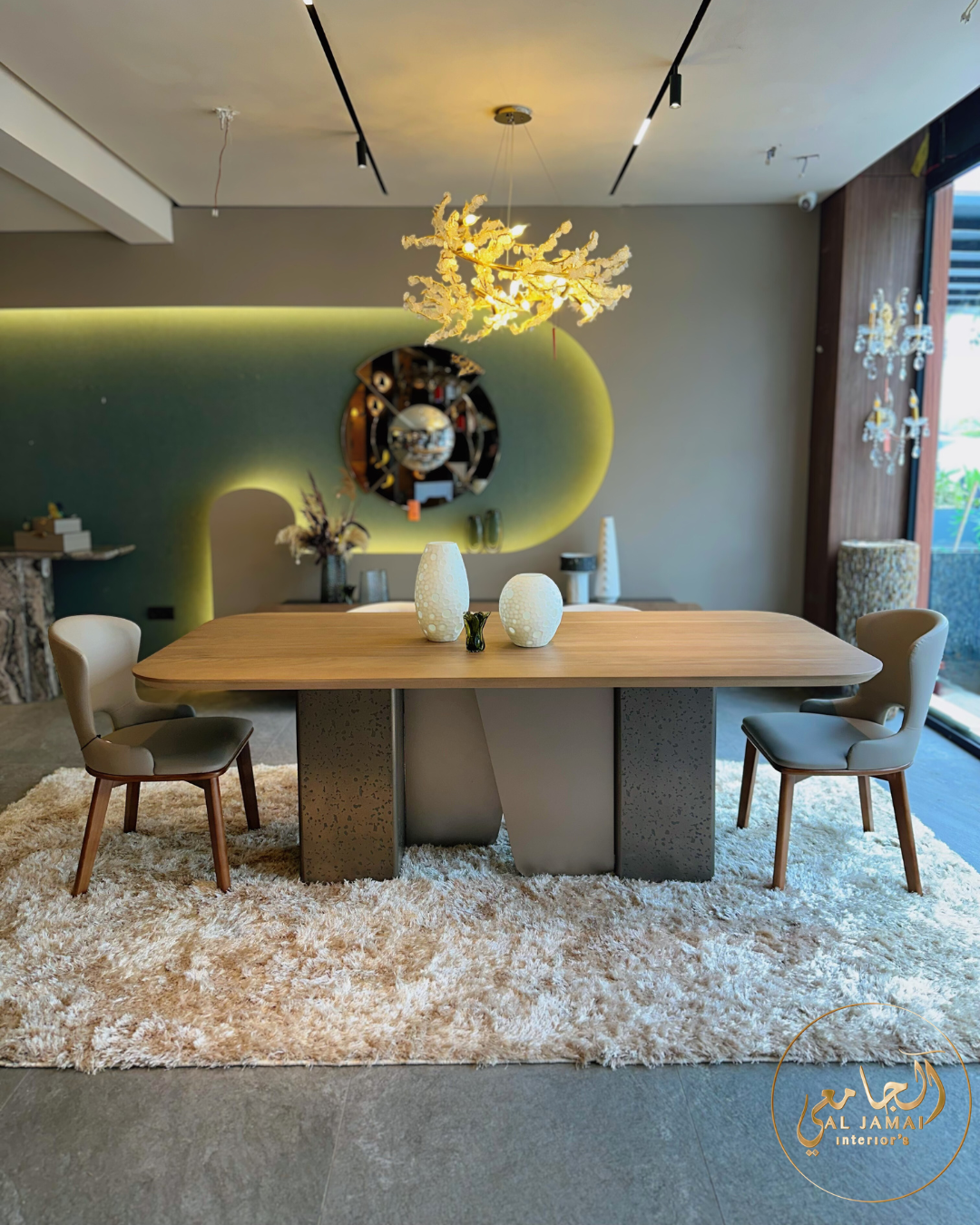 Table a manger bois chic